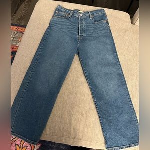 Levi’s rib cage high rise jeans